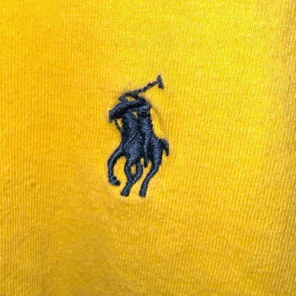 90s Polo Ralph Lauren Spring Yellow Cotton S/S T-Shirt Sz L